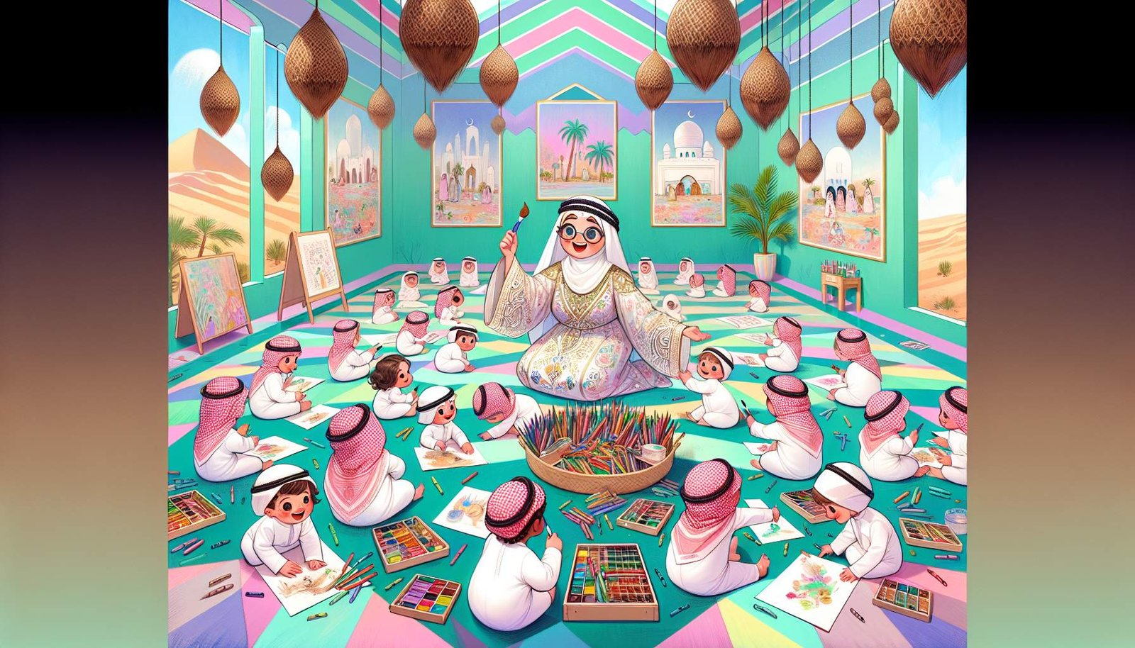 نشاط الرسم والتلوين